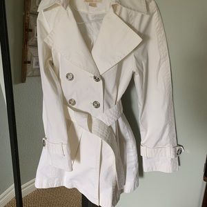 COPY - Michael Kors Trench Raincoat- White M